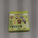 Jungle Safari Animal Cake Topper with Lion Giraffe Monkey Elephant Zebra for Wild Animals Themed Birthday Baby Shower Party Supplies (STYLE 1)