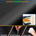 Magnetic Windshield Cover for Snow and Ice, Winter Frost Protector with Side Window & Mirror Covers,Universal Fit for Car, SUV, Truck, Van,Windproof Waterproof Frost Protection (Orange)