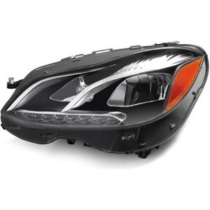 MB2502219 Left Driver Side Headlight Assembly Compatible with 2014-2016 E-Class W212 E550/E500/E400/E350/E300/E250/E200/E63 AMG/E63 AMG S Sedan/Wagon W/O Cornering Light Headlamp 2128202139