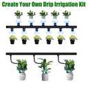 200P 1/4 Inch Adjustable Irrigation Drippers Sprinklers Kalolary Drip Irrigation Emitters for 4/7mm Tube, Adjustable 360 Degree Water Flow Sprayer Sprinklers Drip System Parts for Lawn Yard (Blue)