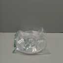 Plasticpro 6 Sectional Round Plastic Serving Tray/Platters Clear Pack of 2