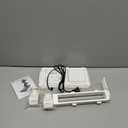 KDD RGB Headphone & Controller Stand with Wireless Charging - Rotatable Headset Stand with 9 Light Modes - Controller Holder with 2 USB and Type C Ports - for Gamers Desktop Accessories(White)