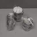 Hamilton Beach Portable Blender for Shakes and Smoothies, 14 Oz BPA Free Travel Cup & Lid, Durable Stainless Steel Blades, Personal Smoothie Blender, 2 Jars - White (51102V)