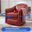 25.5" Recliner Ring Swivel Base Heavy Duty Metal Chair Sofa Furniture Swiveling Bottom Replacement Part with 10 inch Plate