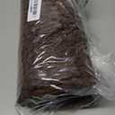 OLANLY Thick Toilet Rugs U-Shaped 24x20, Extra Soft Absorbent Chenille Striped Contour Bathroom Rugs for Toilet, Dry Quickly, Machine Washable, Non-Slip Bath Mat, Brown