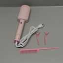 Curling Iron Hair Crimper Waver - CHIKYO 3 Barrel Rovy Wave Curling Iron, 1.25 Inch Ionic Beach Waves Curling Wand, Deep Waver Hair Curler Hot Tool with Ceramic for Women, Dual Voltage, Easy to Use (Pink)