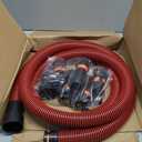 10 FT 1 1/4 Dust Collection Hose Kit Vacuum Hose Adapter Kit for Home and Shop Vacuums System,6 Adapters Fits with Multi-Brands,Quick Switchable Woodworking Power Tool and Sander vacuum hose