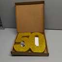 ToCome 50th Birthday Party Decorations 12x12 Inch Anniversary 50th Centerpiece Table Decorations