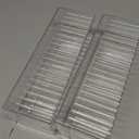 Kenning 42 Pcs Acrylic Jewelry Case Organizer, Clear Jewelry Organizers Holder with Portable Anti Tarnish Storage Bags for Rings, Earrings, Necklaces, Ideal Gifts for Women (Clear)