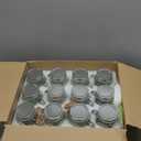 EkkoVla 16 oz Mason Jar with Handle, 12 Pack Mason Jars Cups with Lids, Reusable Glass Drinking Mugs for Smoothies, Kombucha, Cocktails, Party Favors