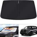 KUST Windshield Sun Shade for 2019-2024 2025 Honda Passport Sport Accessories,SUV,EX-L,Touring,Eliten Window Sunshade Sun Visor Protector Foldable Blocks UV Rays Keep Your Car Cooler