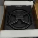 800W Slim Under Seat Powered Car Subwoofer Kit with Colorful LED Light,High/Low Level Input, Built-in Amplifier, and Car/Truck Audio System for Ultimate Sound Performance – Subwoofer and Amp Package