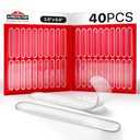 X-Protector Cabinet Door Bumper Strips - 40 PCS - Clear Door Silencer - Premium Cabinet Door Bumpers - Soft Door Slam Stopper - Multi-Purpose Bumpers for Cabinet Doors, Chair Backs, and More!