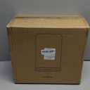 LivLab Mker 20-25 lbs Rice Dispenser with measuring spoon - 11.4Qt/12L Large Airtight Food Storage Rice Container for Cereal, Flour - BPA-Free PET, Slim Space-Saving (933-white grey)