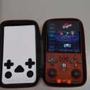 R36MAX Handheld Game Console, Retro Gaming Console with 4000mAh Battery 4.0IPS Screen, Open Source Linux System, with 64GB TF Card Portable Video Gaming Console, Transparent Ruby