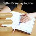 Gratitude Journal for Women & Men Daily Mindfulness Journal with Positivity Tracker, Happiness Exercises, and Guided Reflective Writing Self-Care Journal for Personal Growth (Pink)