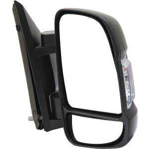 Replacement Passenger Right Side Power Door Mirror with Single Light fit 2010-2024 Ram Promaster 1500, 2500, 3500, New Six, Work Van