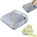 Electric Foot Warmer,Fast Heating Pad with Jade Stones for Men and Women Foot, Back,Shoulder Pain Relief,Infrared Heating pad, Detachable Cover, Auto Off for Home Under Desk