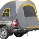 Pickup Truck Tent, Waterproof PU2000mm Double Layer for 5.5-6.0 FT Truck Bed, Portable Bed Tent for Camping, Gray (5.5-6 FT)