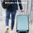 Travelkin Clear Luggage Cover Protectors For Suitcase Transparent TPU Suitcase Cover Protector Fit 18-32 Inch Luggage