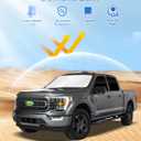 Canvcle Window Shades for Ford F150 4Door 2021-2025 2026 F-150 Accessories Windshield Sun Shade Side Rear Window Covers Sunshade Sun Visor Privacy Protection for Camping Keep Vehicle Cool Black 5 PCS