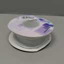 TONIFUL 1-1/2 Inch Wide White Wired Chiffon Ribbon Sheer Organza Ribbons for Crafts Floral Bouquets Wedding Car Party Decorations Valentine's Day Gift Wrapping Bow Making Tree Wreaths Decoration Pack Of 2