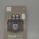 Philips Norelco Head Shaver Pro 9000 Series - Skull Shaver for Men and Women, 360 Flexing Head & ComfortCut Blades for Clean Shave, Gentle on Skin, Model HS9980/40 (Series 9000 +QCP, Blades, Mirror, Travel Case, Black)