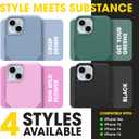 OtterBox iPhone 16e, iPhone 15, iPhone 14, and iPhone 13 Commuter Series Case - MagSafe Edition - Blue, Slim & Tough, Pocket-Friendly, with Port Protection - Crisp Denim