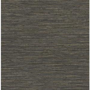 RoomMates Black Dimensional Grasscloth Peel and Stick Wallpaper, RMK12685PLW