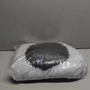 Hoewina Dog & Cat Bed for Indoor Cats, 20in Calming Donut Bed for Puppy and Kitten, Washable Round Fluffy Pet Bed for Small Dogs and Cats (Light Grey)