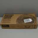 WOPITUES Floating Shelves for Wall Decor Sign, Bathroom Organizers and Storage, Bathroom Shelves Over Toilet with Metal Guardrail-Black