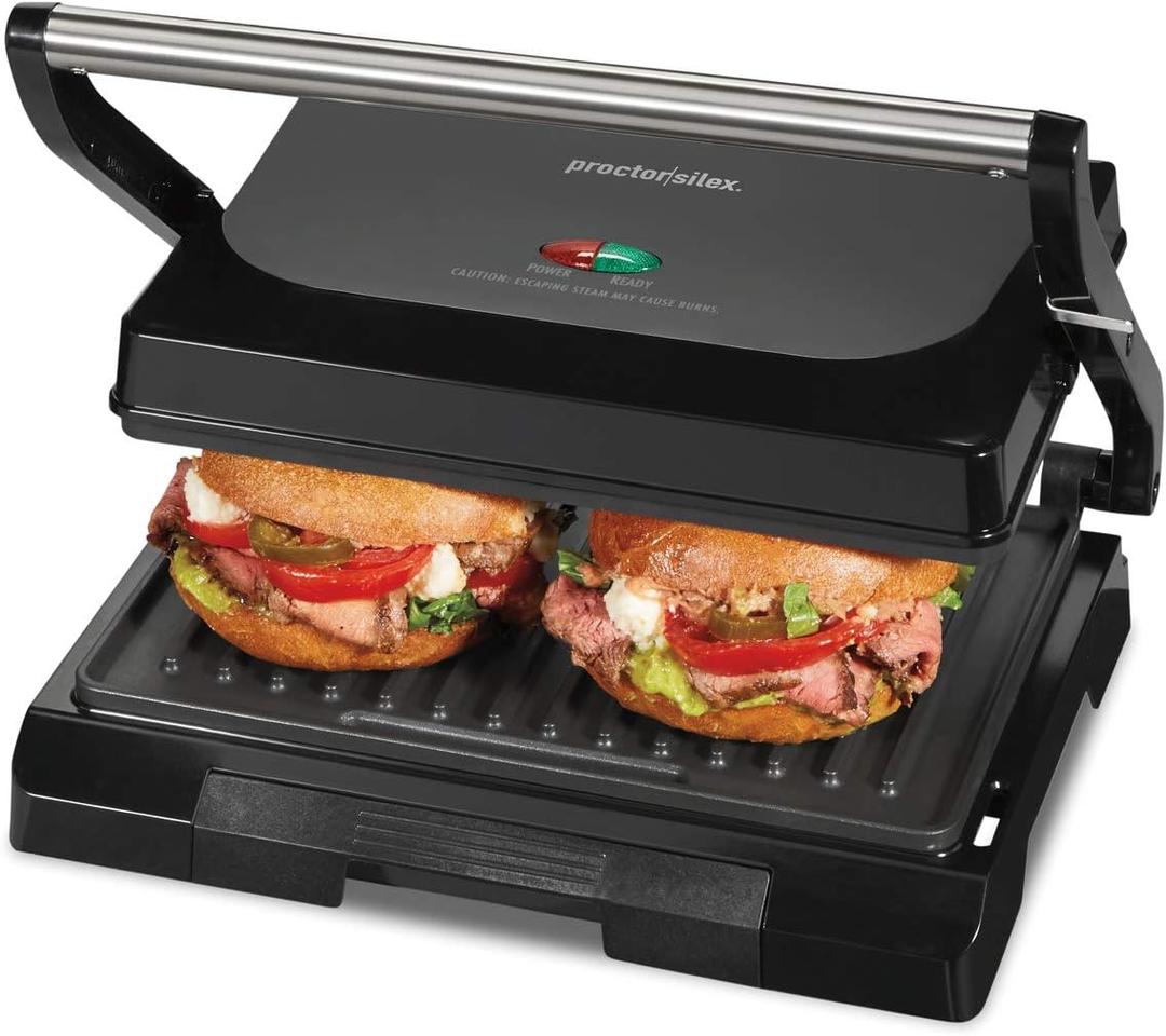 PS PANINI PRESS AND GRILL (Compact Upright Storage)
