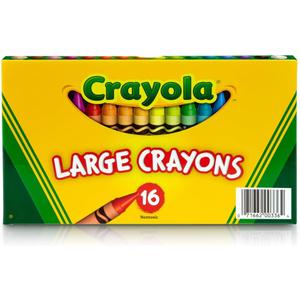 Crayola Large Crayons, Classic Colors, 16 Count