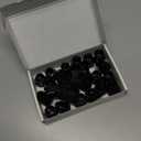 24-Pack Silicone Chair Leg Floor Protectors for Hardwood Floors -Felt Furniture Pads, Rubber Chair Leg Covers/Caps - Noise Reducing & Scratch-Proof - Round XS (Fits 9/16"-13/16" / 15-20mm), Black