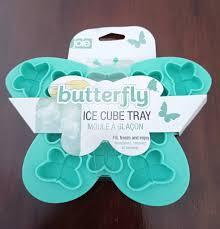 2 x Butterfly reusable ice cube tray 2 pack