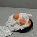 2 Set Halloween Cupcake Stand Ghost Pumpkin Candy Bowl Serving Tray Plush Halloween Cake Stand Holder Dessert Candy Dishes Tabletop Decoration for Party Cookies Display