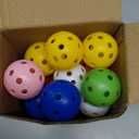 Joyberg Practice Golf Balls 24 Pack, 42mm Plastic Golf Balls, Practice Golf Balls for Backyard, Training Golf Balls for Swing Practice (Multicolor)