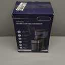 SHARDOR Electric Burr Coffee Bean Grinder for Home Use, 40 Grind Settings with 50-Second Adjustable Timer, One-Touch Espresso Grinder, Black