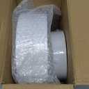 100 PCS White Plastic Plates, Plastic Thanksgiving Plates Disposable Include 50 Dinner Plate and 50 Dessert Plate Perfect for Holiday, Wedding & Thanksgiving Party