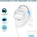 Open Ear USB C Headphones for Samsung S26 Ultra S25 FE S23 A17 A36,Over Ear Buds Type C Earphones Wired with Adjustable Ear Hooks for iPhone 17 Pro Max 17e 16e 16 Plus 15,USB-C Headset for iPad A16 10 (White)