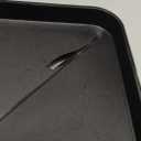 Kitsure Dish Drying Rack for Kitchen Counter, Stainless Steel Sink Organization and Storage Essentials with Cutlery Holder, Home and Appartment Decor, 12''W x 15.5''L, Black