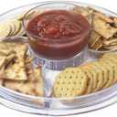 Cake Stand with Dome Cover, 6-in-1 Multi-Purpose Use, Cake Stand with Lid, Serving Platter, Punch Bowl, Desert Platter and More, BPA Free