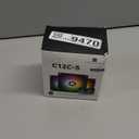 Thermalright TL-C12C-S X3 CPU Fan 120mm ARGB Case Cooler Fan, 4pin PWM Silent Computer with S-FDB Bearing Included, up to 1550RPM Cooling Fan3 Quantities