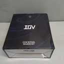 IOV Mixology Bartender Kit Bar Set with Stand | 17-Piece Cocktail Shaker Set | 28oz Boston Shaker Drink Mixer Set with All Essential Accessory Tools | Fun Housewarming Gift (Black)