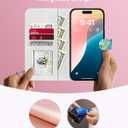 LUMARKE Designed for iPhone 15 Plus Wallet Case - Detachable Flip Folio Cover - RFID Blocking 4 Card Slots Holder - Leather Magnetic Kickstand - Protective Phone Case 6.7",ful Painting