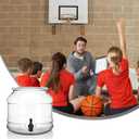 GlikCeil 5 Gallon Water Jug Dispenser Base with Spout for 3 to 5 Gallon Bottle Plastic Water Jug Holder Containers for Stand or Countertop(Clear)