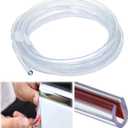Car Door Edge Guards Clear, 32Ft Rubber Seal Protector U Shape Edge Trim Car Door Edge Protection Fit for Most Car