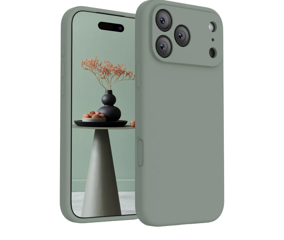 FireNova Magnetic for iPhone 17 Pro Case, Compatible with MagSafe, [Integrated Silicone Camera Control Button] [Camera Protection] Anti-Scratch Microfiber Lining Phone Case, 6.3", Calke Green