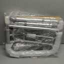 PELEGON Toilet Safety Rails (350 lb)  Adjustable Toilet Safety Frame & Rails, Toilet Safety Rail for Elderly Adults, Toilet Handles for Seniors, Toilet Bars for Elderly, Disabled & Handicap  Grey