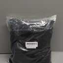 Table Skirts for Rectangle Tables 6ft - One-Piece Black Tablecloths and Skirt, Wrinkle Resistant Ruffles Elastic Cover for Banquets, Weddings, Events, Parties (72" x 30" (Rectangular))